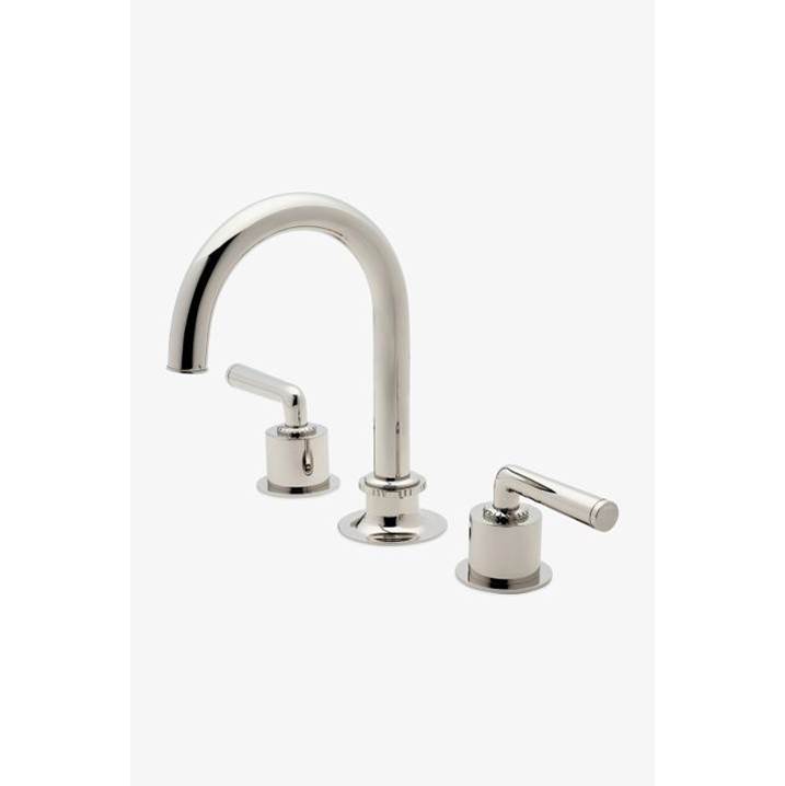 Waterworks COMMERCIAL ONLY Henry Chronos Gooseneck Lavatory Faucet with Lever Handles in Nickel, 1.2gpm (4.5 L/min)