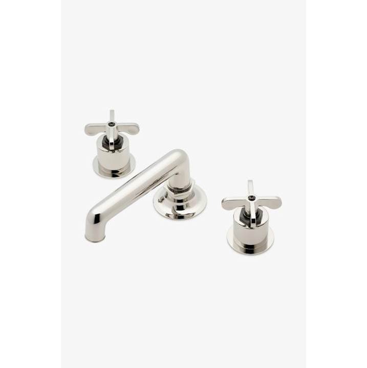 Waterworks COMMERCIAL ONLY Henry Lavatory Faucet with Two-Tone Cross Handles in Brass/Dark Nickel, 1.2gpm (4.5 L/min)